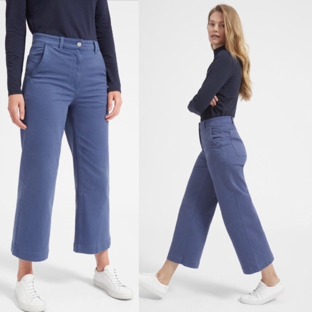 Everlane Wide Leg Crop Pant (Size 6)